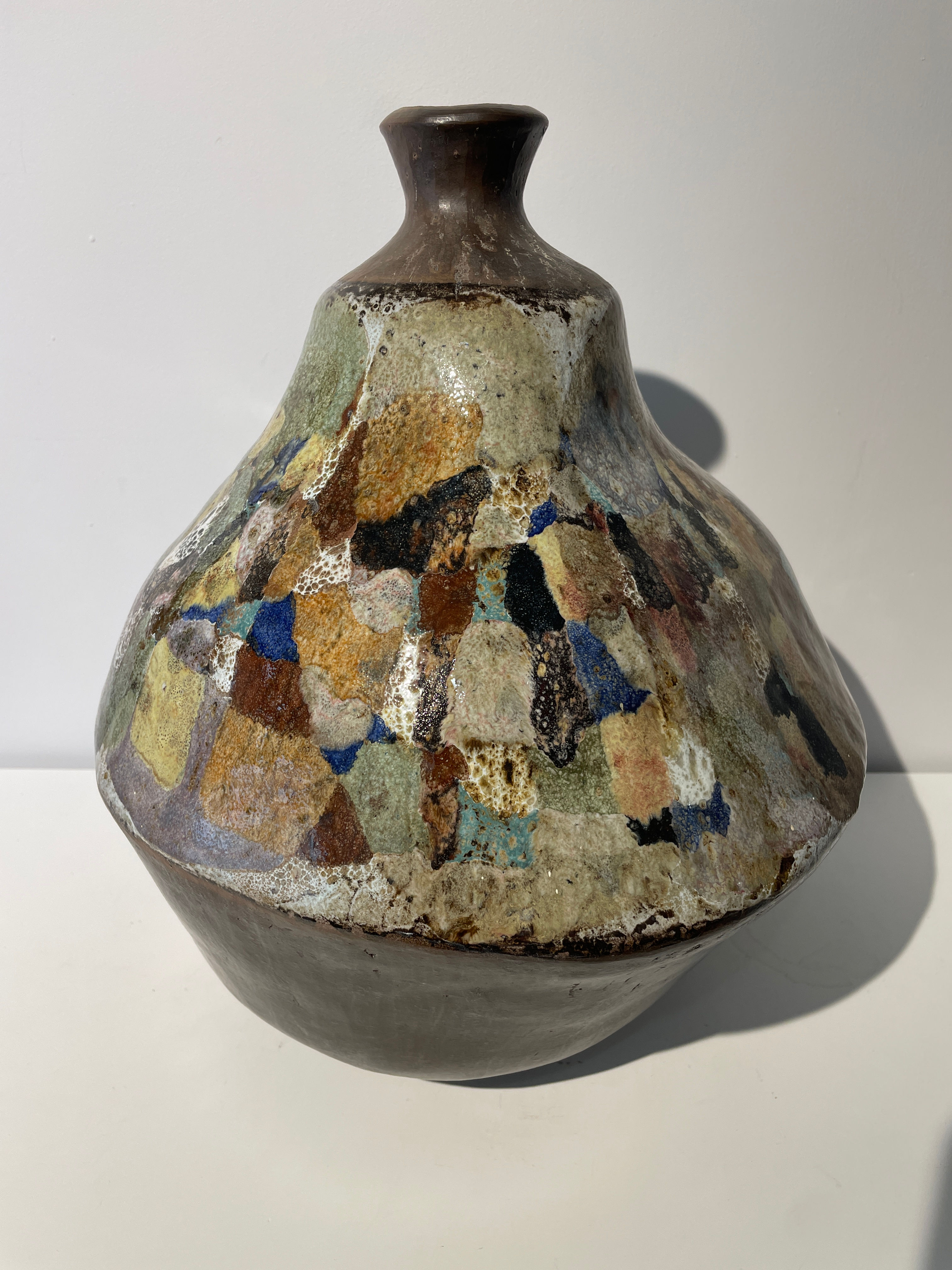 Paul Quéré (1931-1993) - Ariane Mathieu (1937) - Le Minotaure - Grand vase