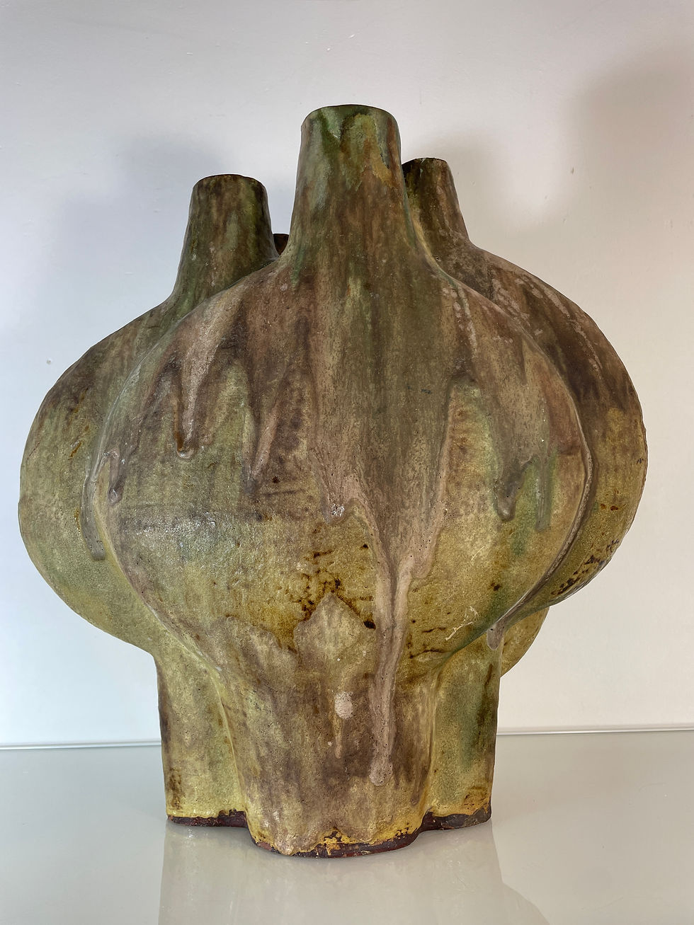 Miniature : Helmut Schaffenacker (1921-2010) - Vase à 5 ouvertures