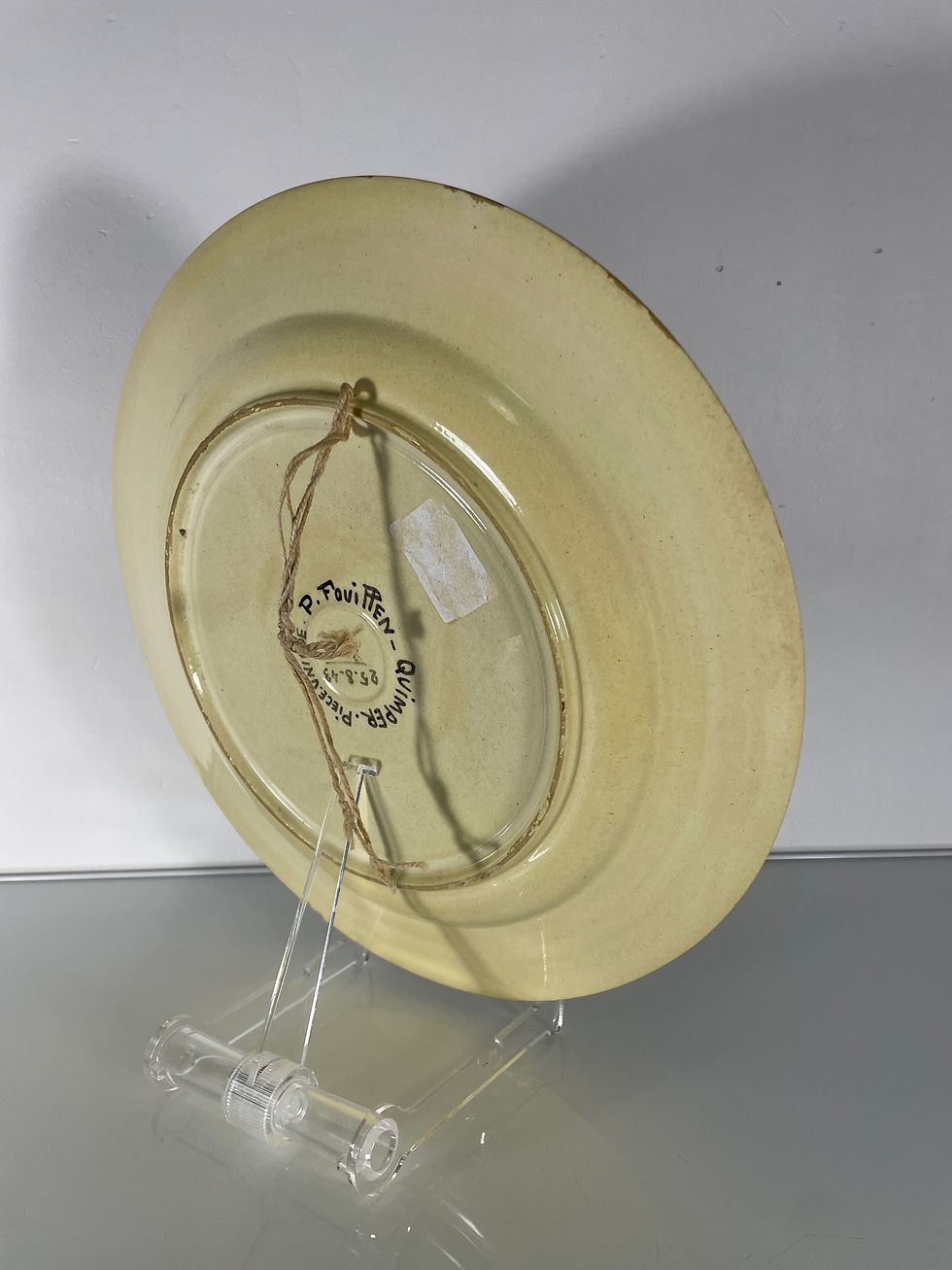 Miniature : Paul Fouillen  (1899-1958) - Deuxième Grand plat en faience - Daté 1943