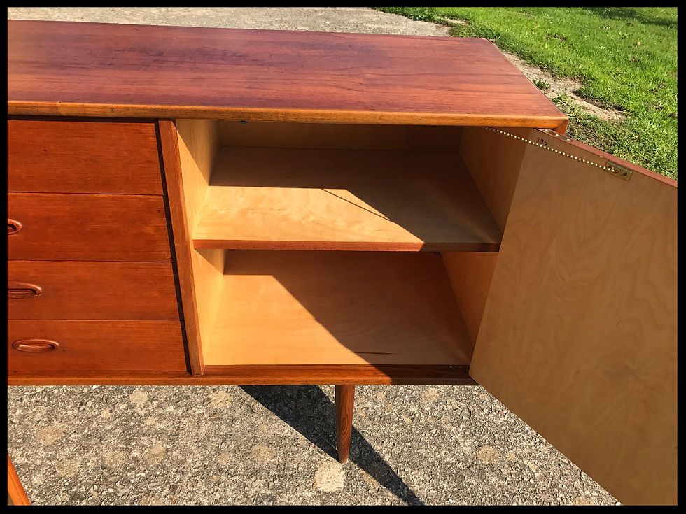 Miniature : Enfilade scandinave en teck - 1960