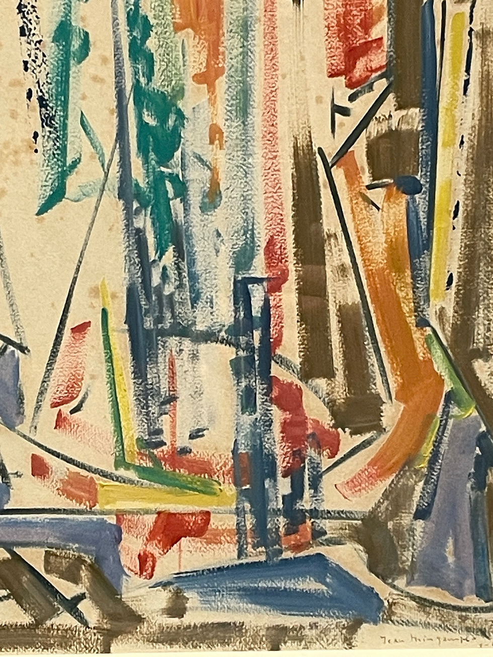 Miniature : Jean Mingam (1927-1987) - Christ - 1960