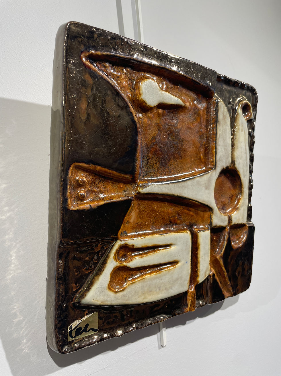 Miniature : Helmut Schaffenacker (1921-2010) - Plaque décorative à l'oiseau