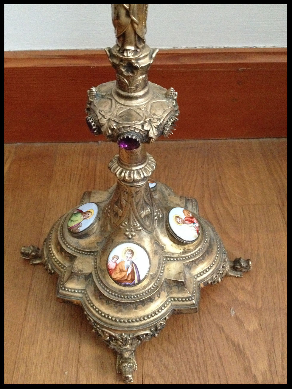 Miniature : Ostensoir Art Religieux Liturique Vermeil