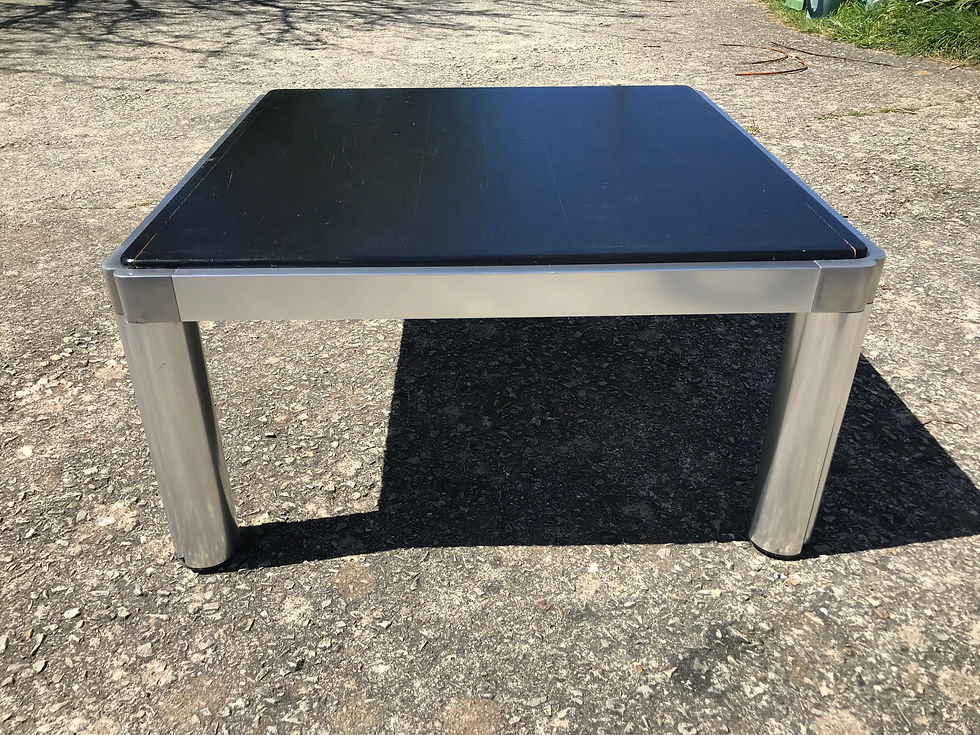 Miniature : Table basse Design - Métal et bois
