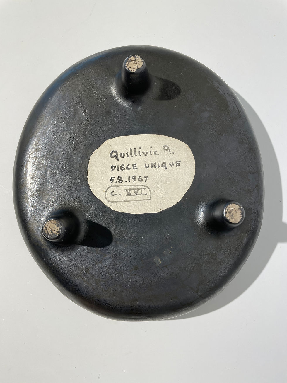 Miniature : Raymond-Louis Quillivic  (1942) - Coupe tripode