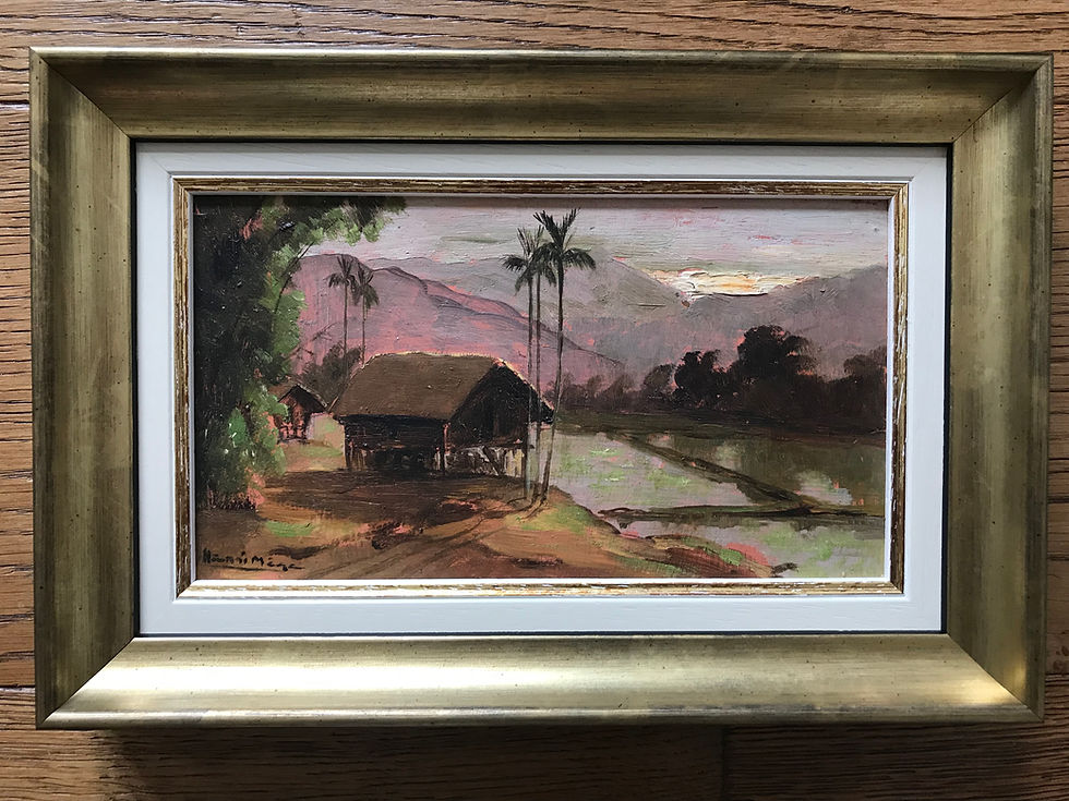 Mège Henri (1904-1984) - Paysage d'Indochine