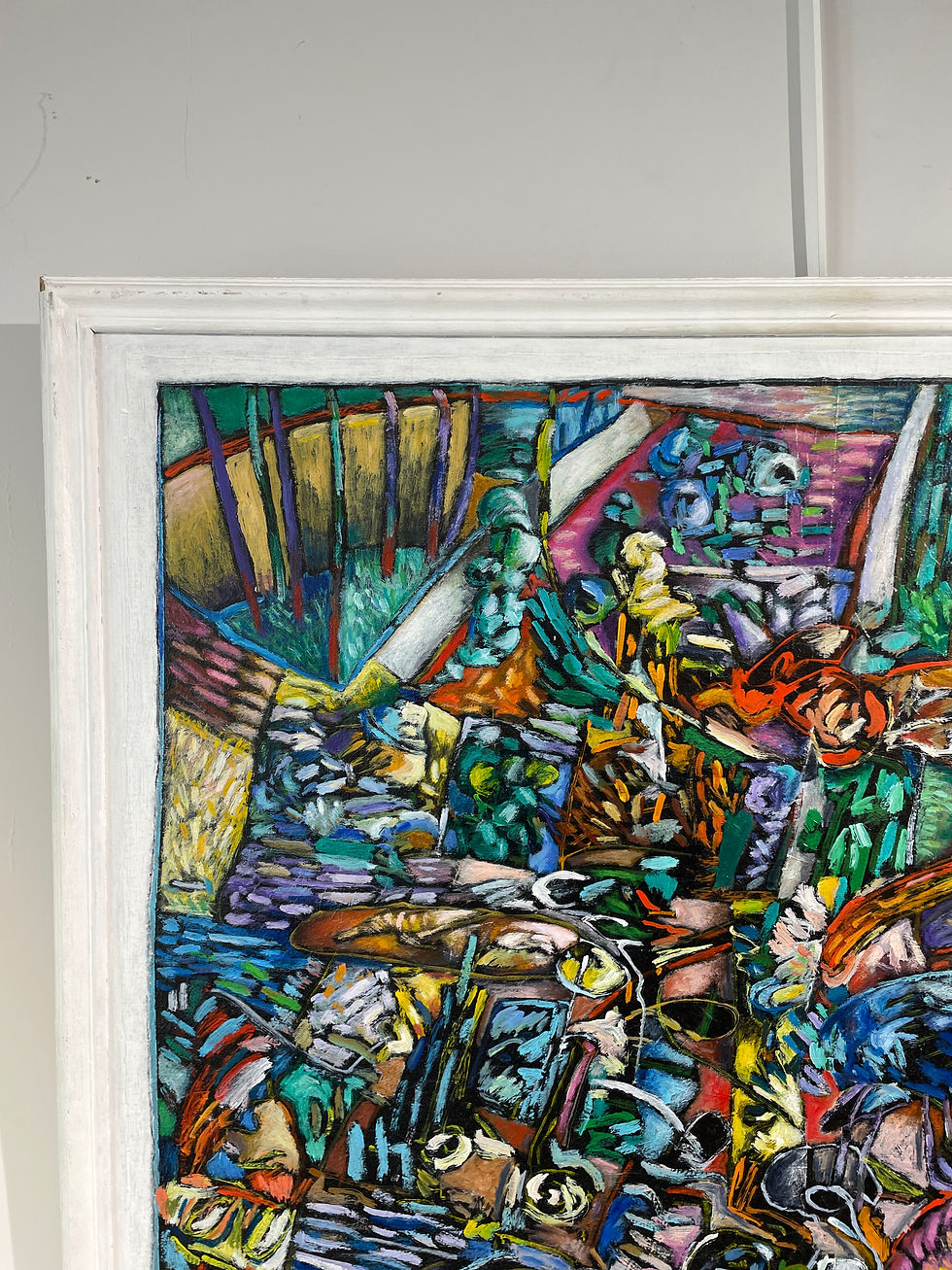 Miniature : Jean Tirilly (1946-2009) - Acrylique sur toile marouflée