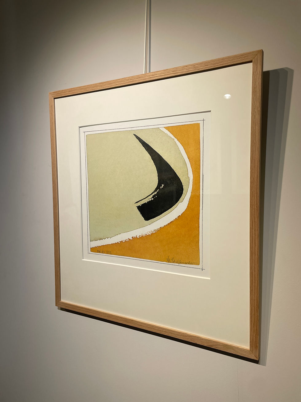Miniature : Helmut Schaffenacker (1921-2010) - Impression Monotype