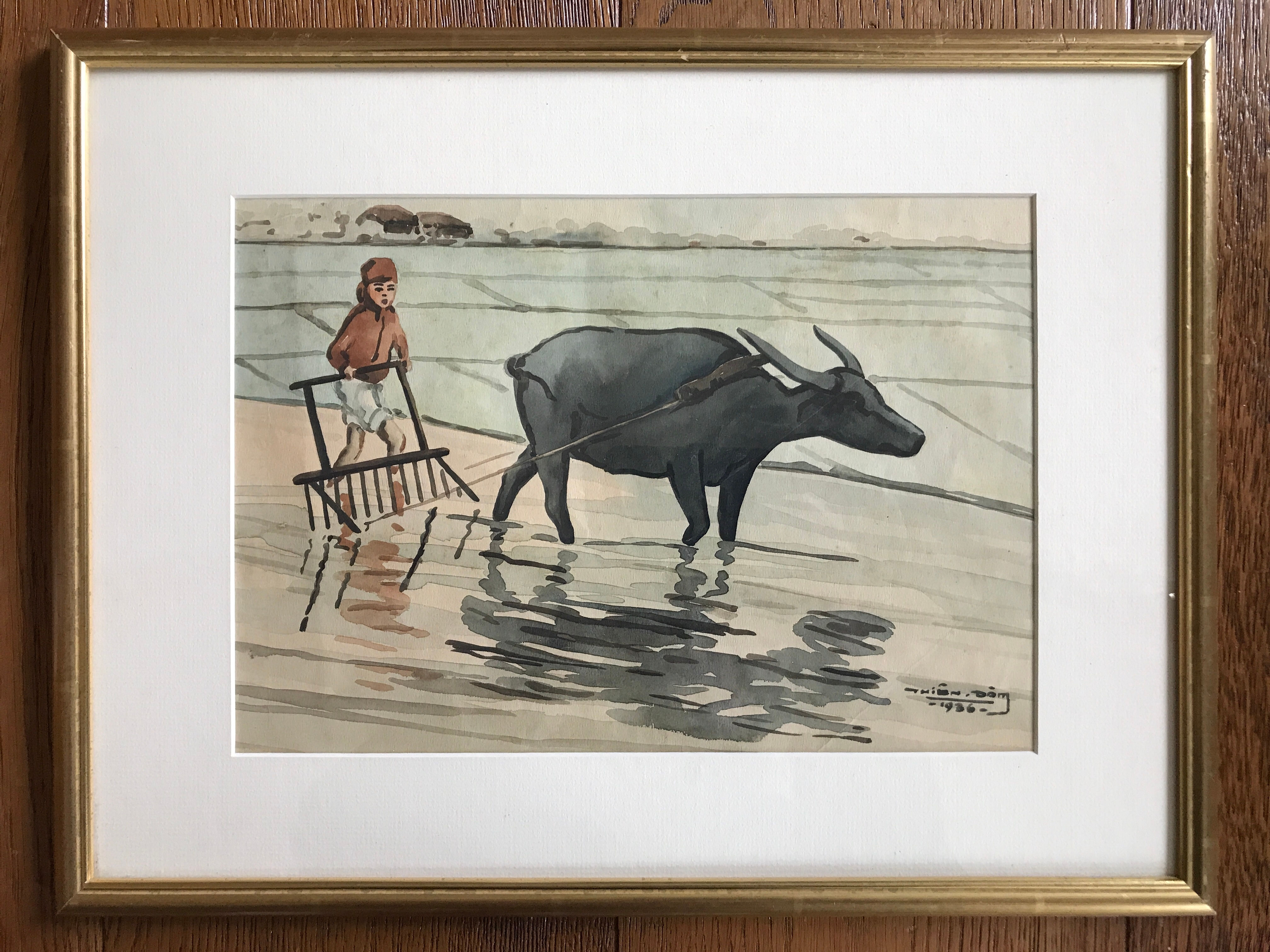 THIEN DANG Indochine Le Buffle 1936