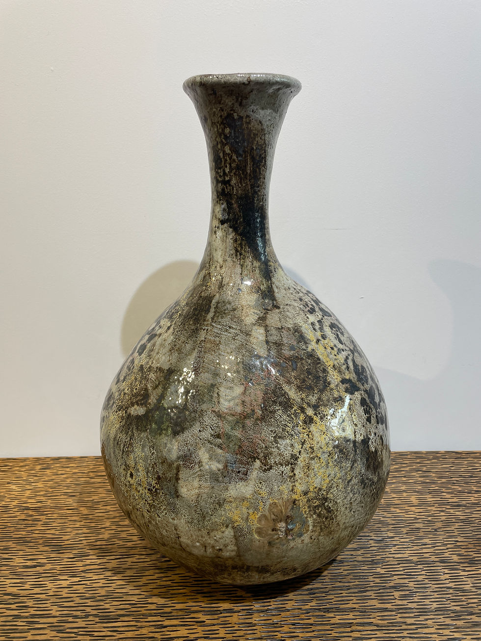 Miniature : Paul Quéré (1931-1993) - Ariane Mathieu (1937) - Le Minotaure  - Grand Vase