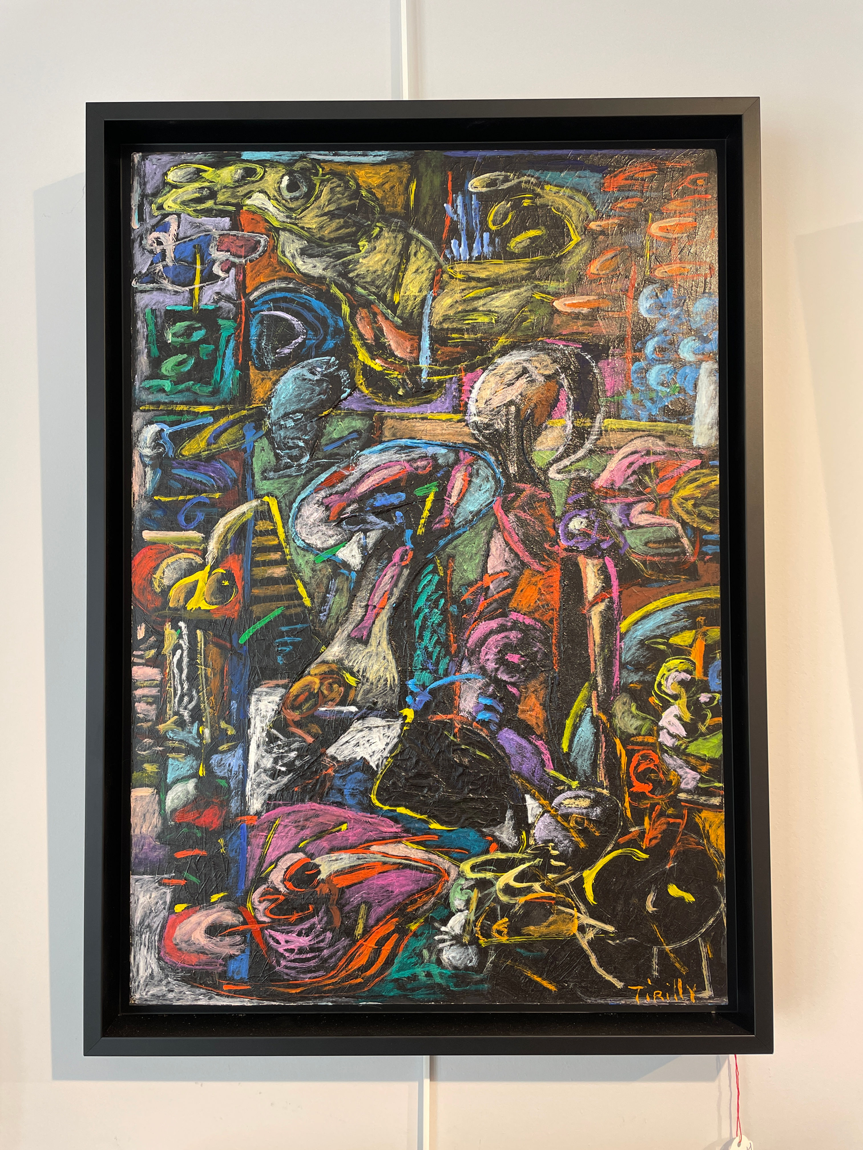 Jean Tirilly (1946-2009) - Acrylique sur carton