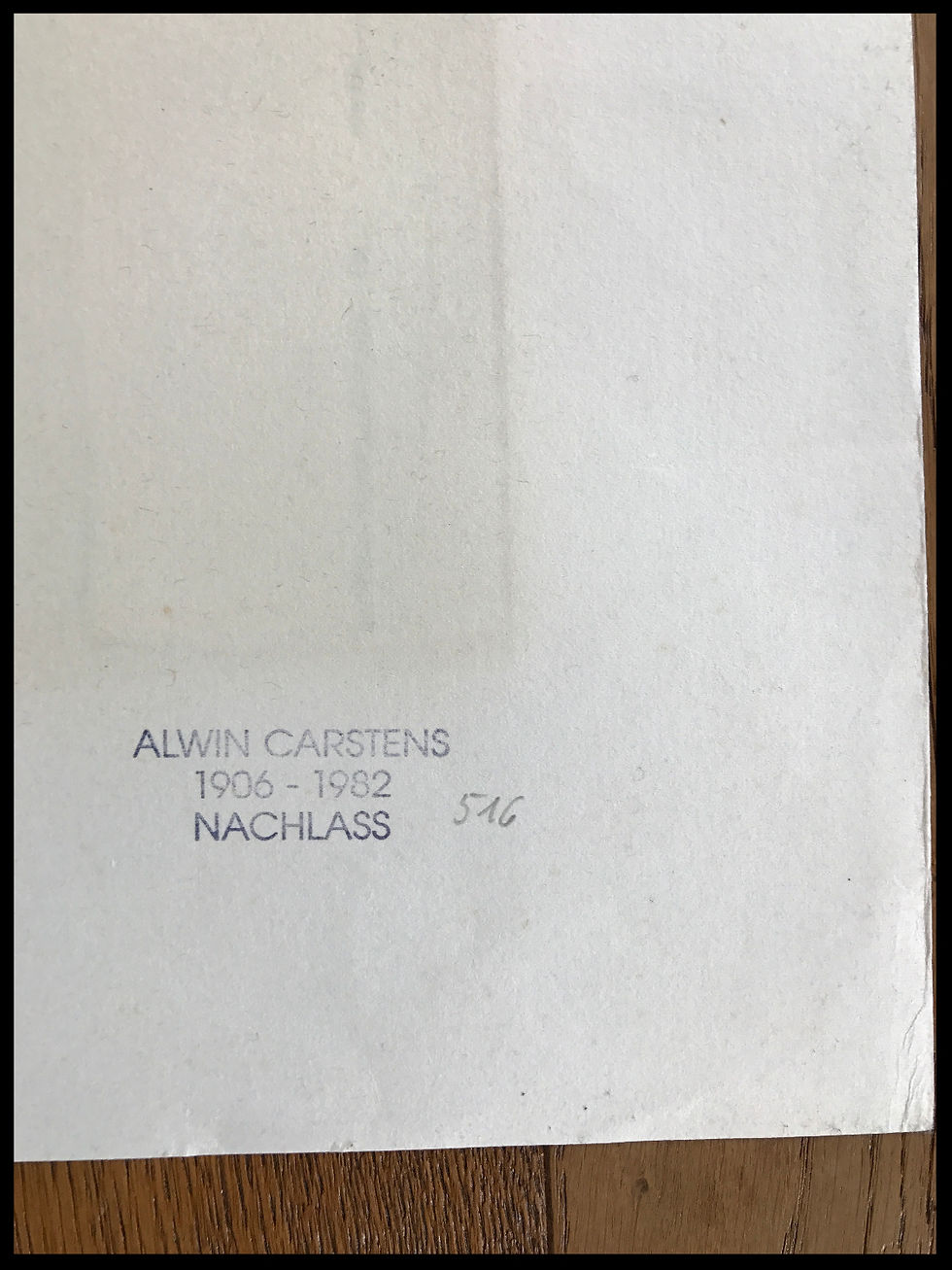 Miniature : Alwin Carstens Bois Gravé Couleurs Expressionisme Tampon