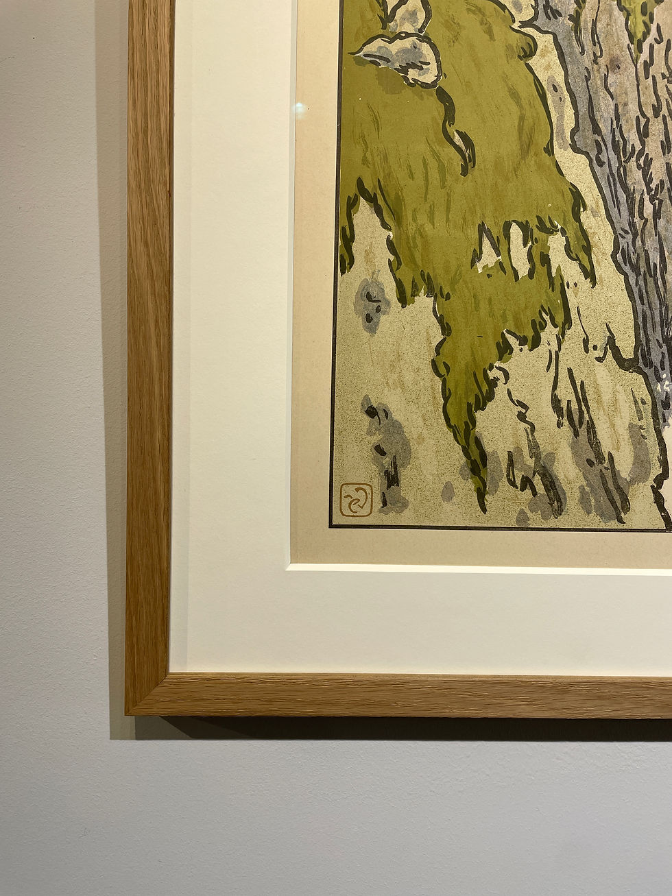 Miniature : Henri Rivière (1864-1951) - La Falaise - Japonisme