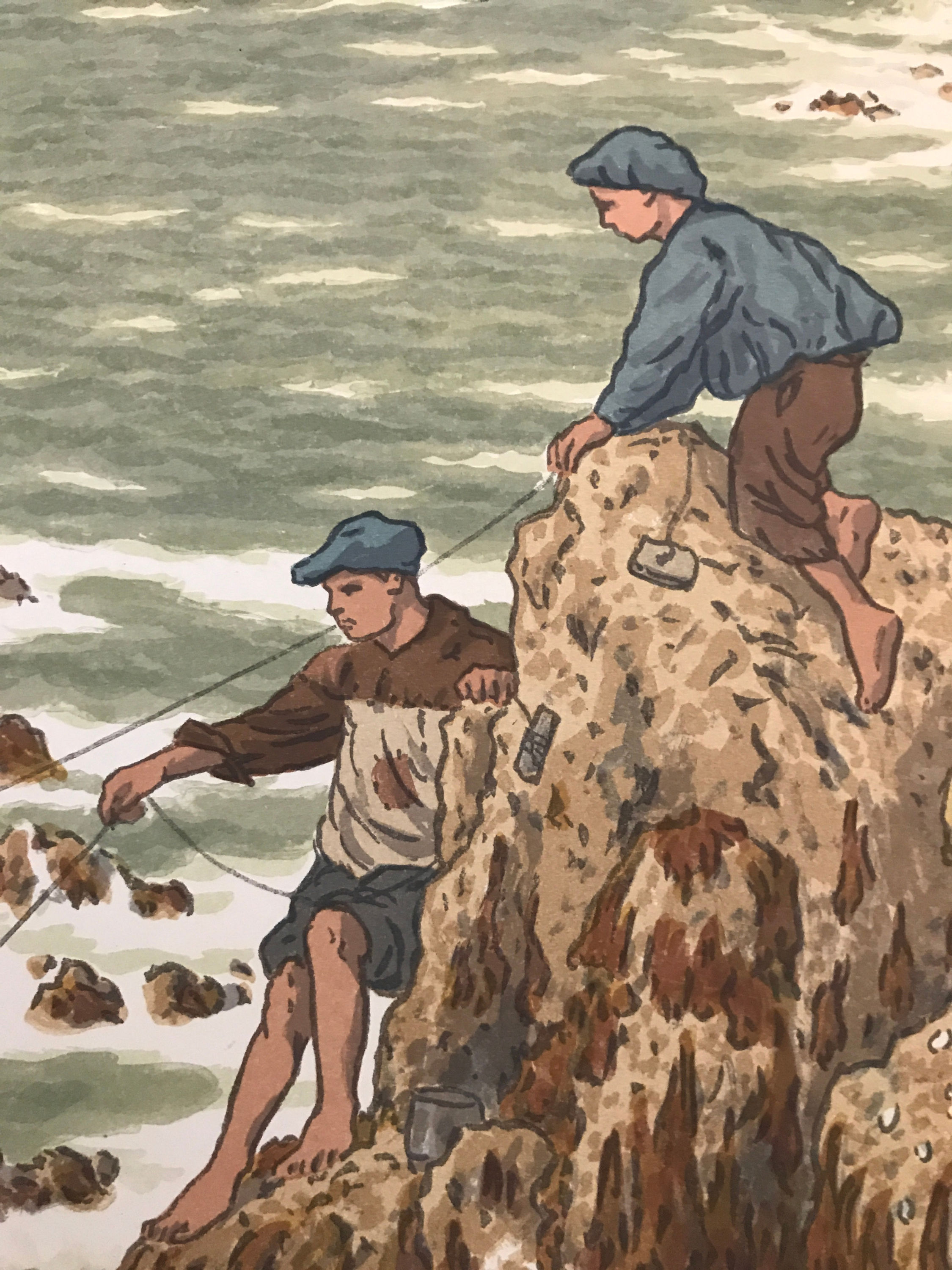 Henri Riviere Les mousses Vent de noroit