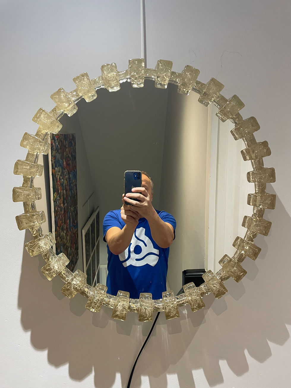 Miniature : Egon Hillebrand - Miroir éclairant circulaire