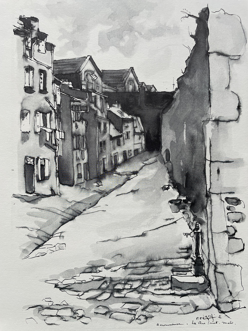 Miniature : Pierre Péron (1905-1988) - Brest - Ensemble de 7 lithographies