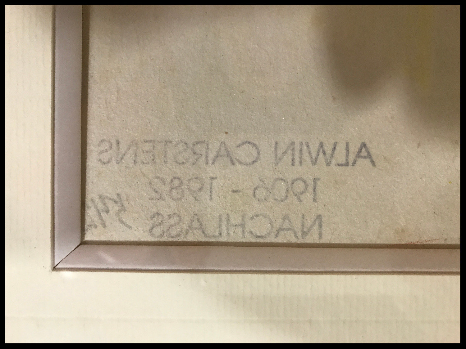 Carstens Alwin (19061982) Abstraction crozonantiquites