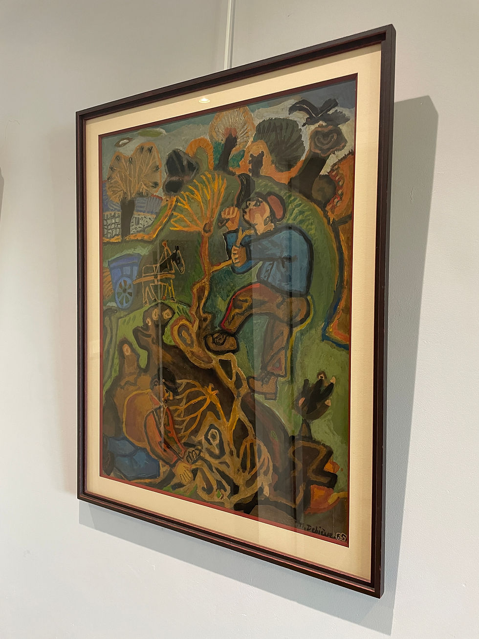 Miniature : Michel Debiève (1931-2021) - Les vendanges