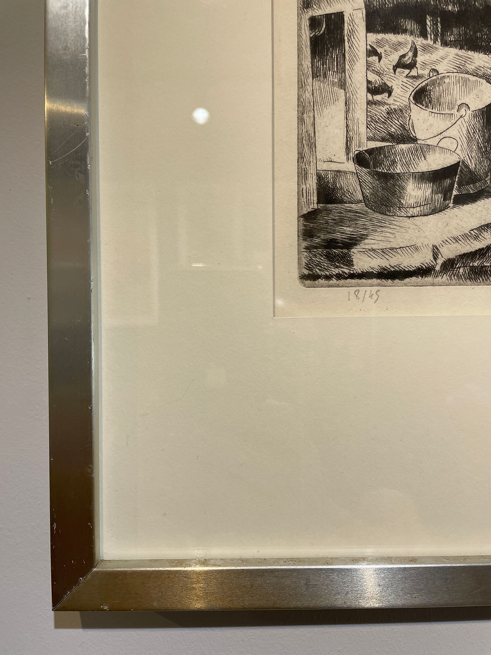 Miniature : Adolphe Marie Beaufrère (1876-1960) - Cour de ferme au Pouldu