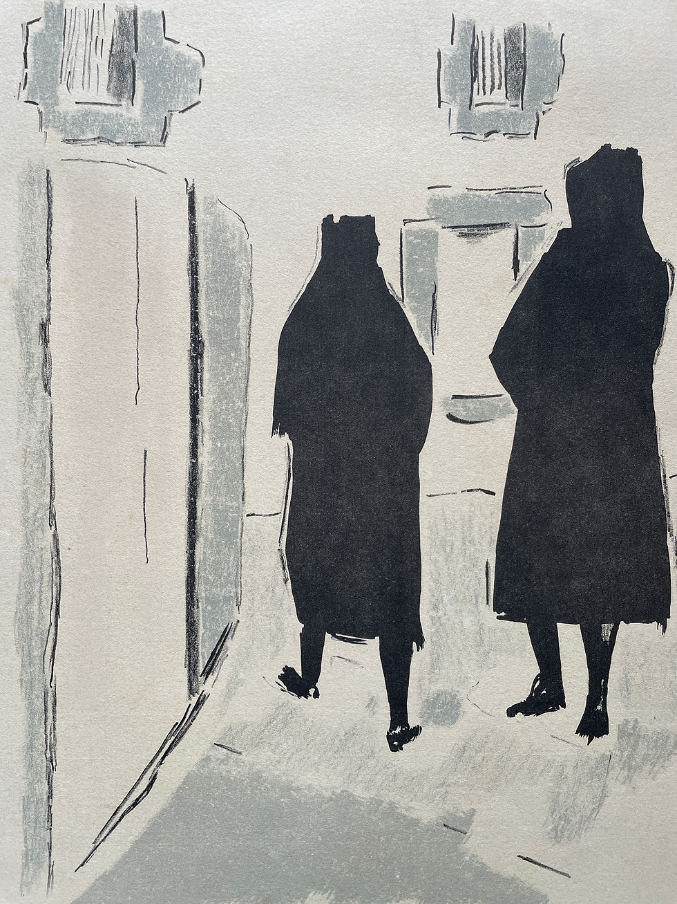 Miniature : Roger-Lucien Dufour (1918-2002) - Femmes de Sein - Lithographie