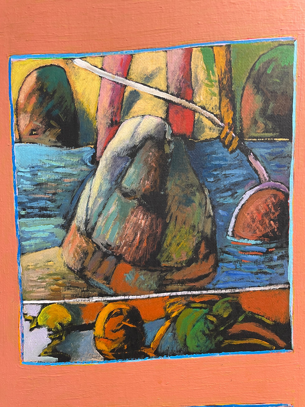 Miniature : Jean Tirilly (1946-2009) - Grande Acrylique 1994