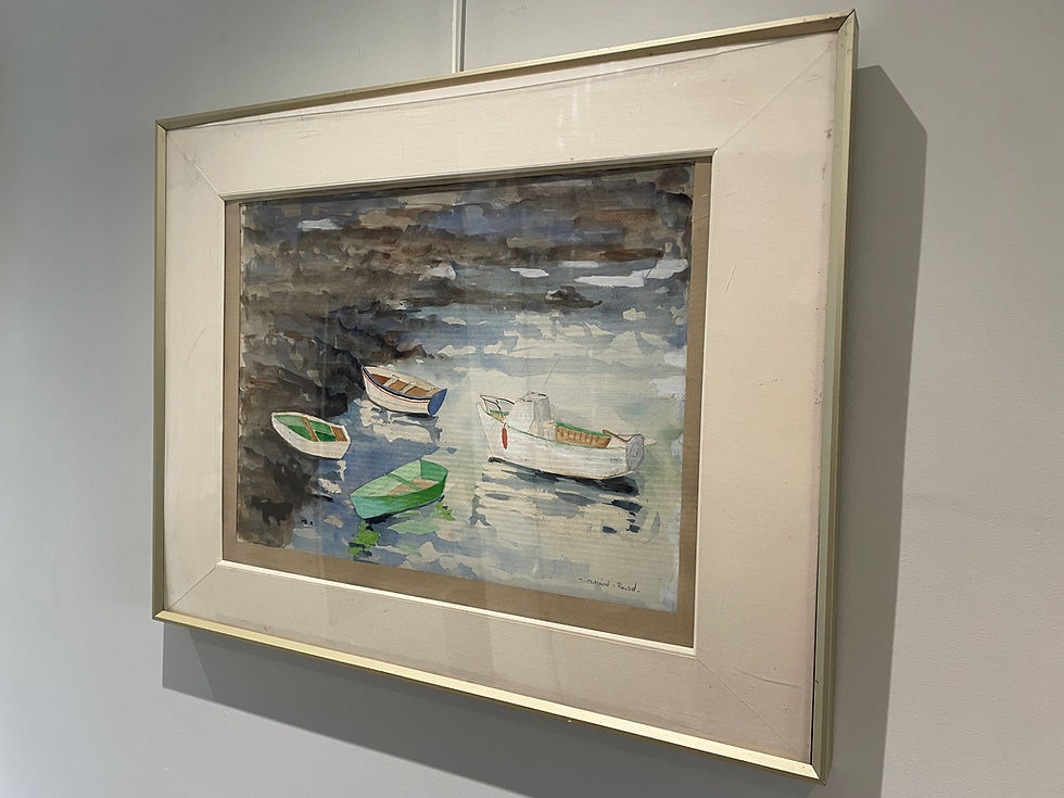 Miniature : Micheline Mével-roussel (1925-2022) - Barques à Camaret Sur Mer