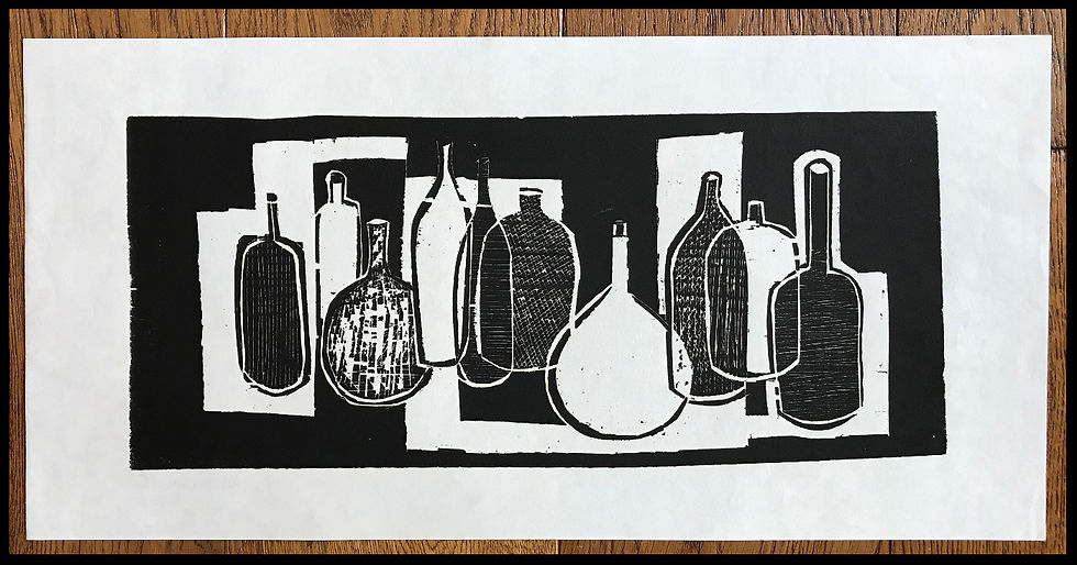 Miniature : Alwin Carstens Bois Gravé Expressionisme Allemand Design 1950