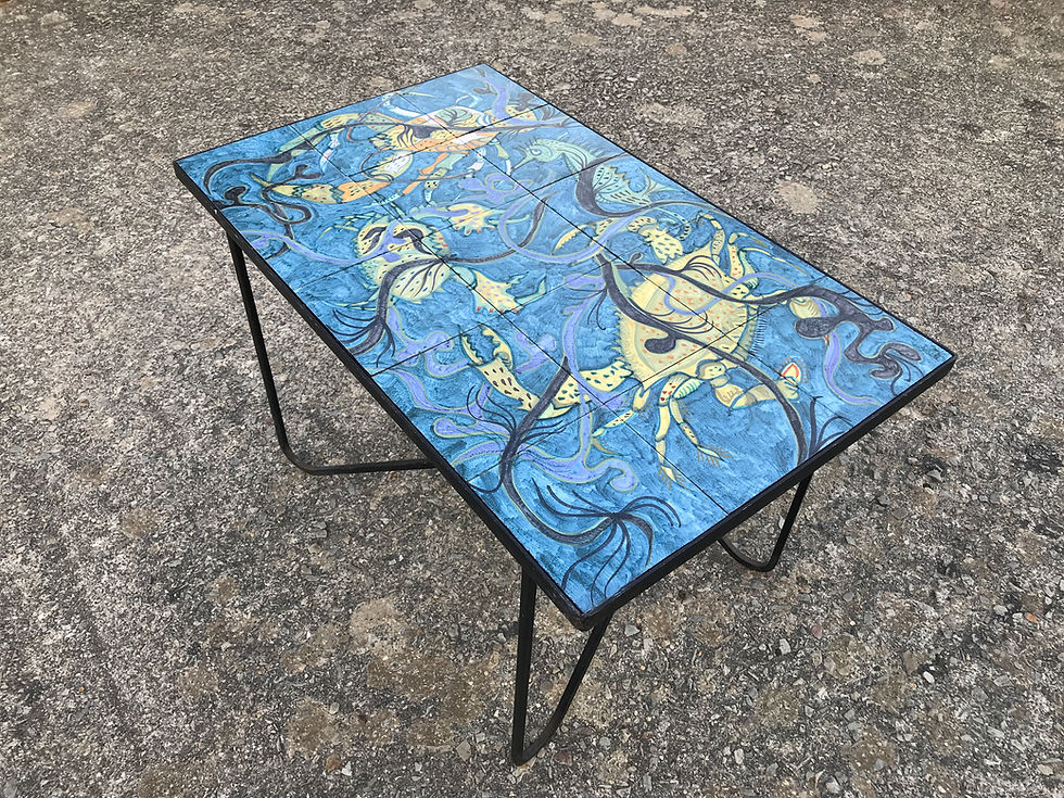 Miniature : Rene Quere Table basse Keraluc faience
