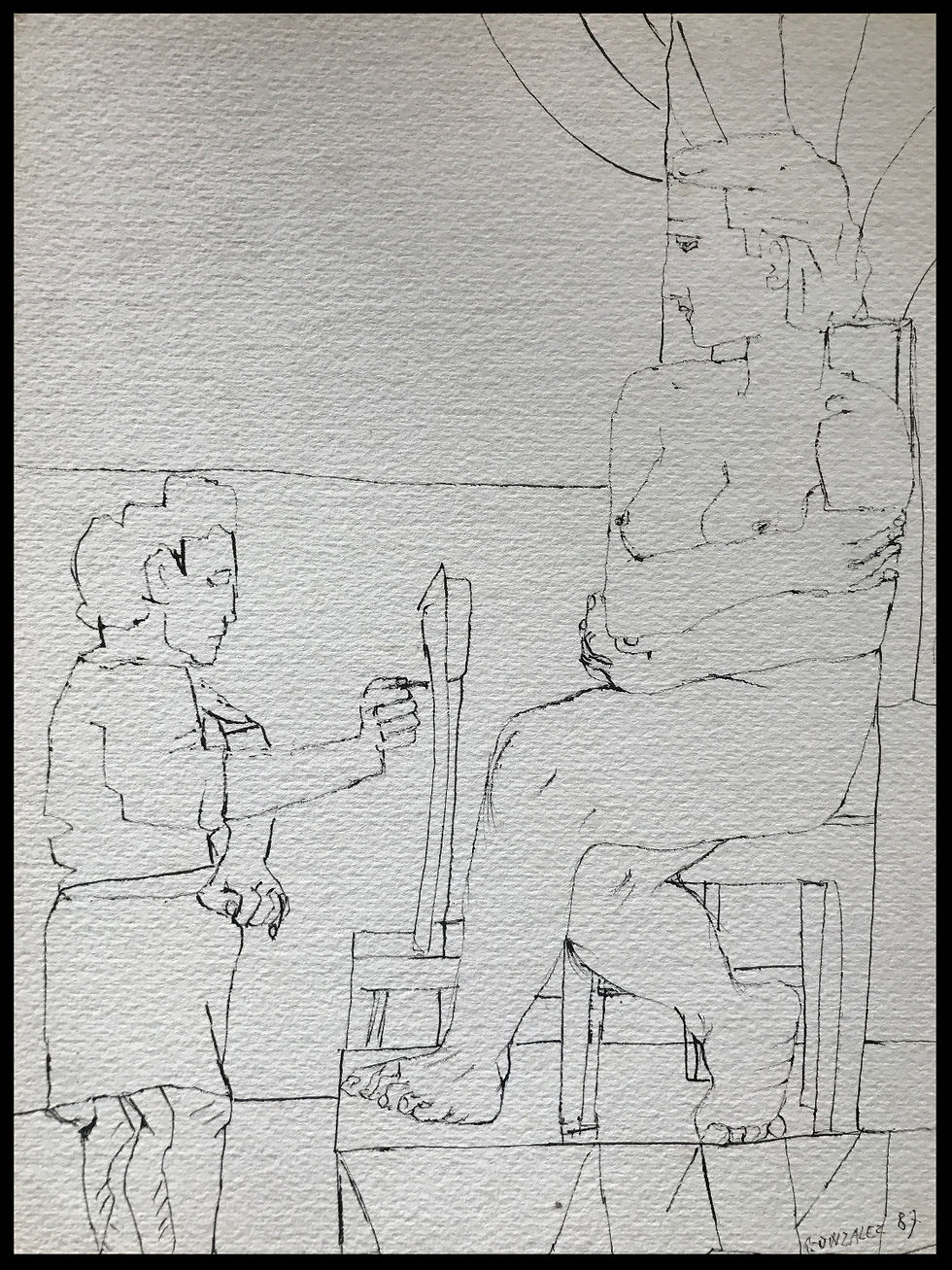 Miniature : Marcel Gonzalez Dessin Le model