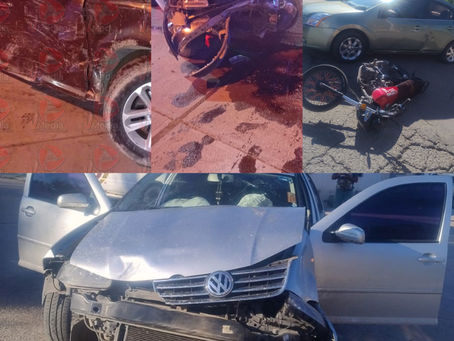 📍¡Jornada caótica! Cuatro choques en un solo día en distintas calles de la ciudad