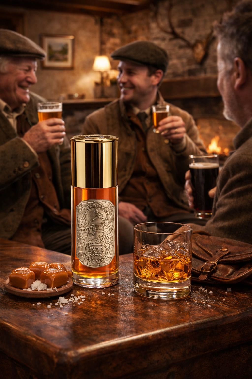 Salted Caramel Vodka – Shotgun Cartridge Bottle