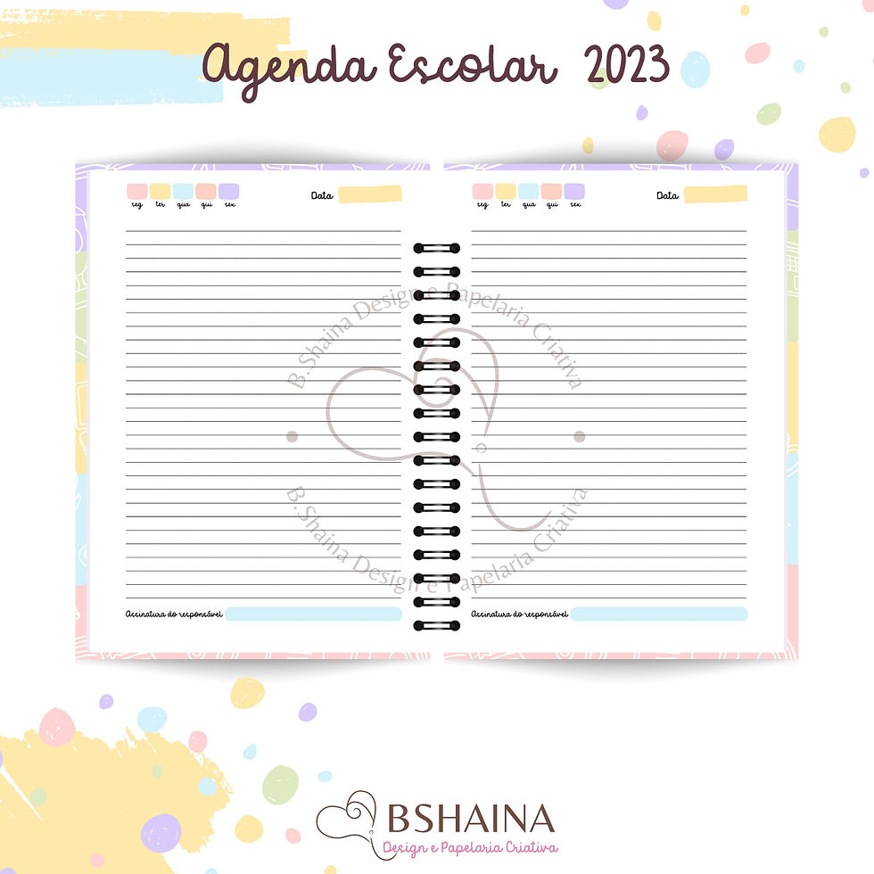Miniatura: Agenda Escolar Miolo Digital