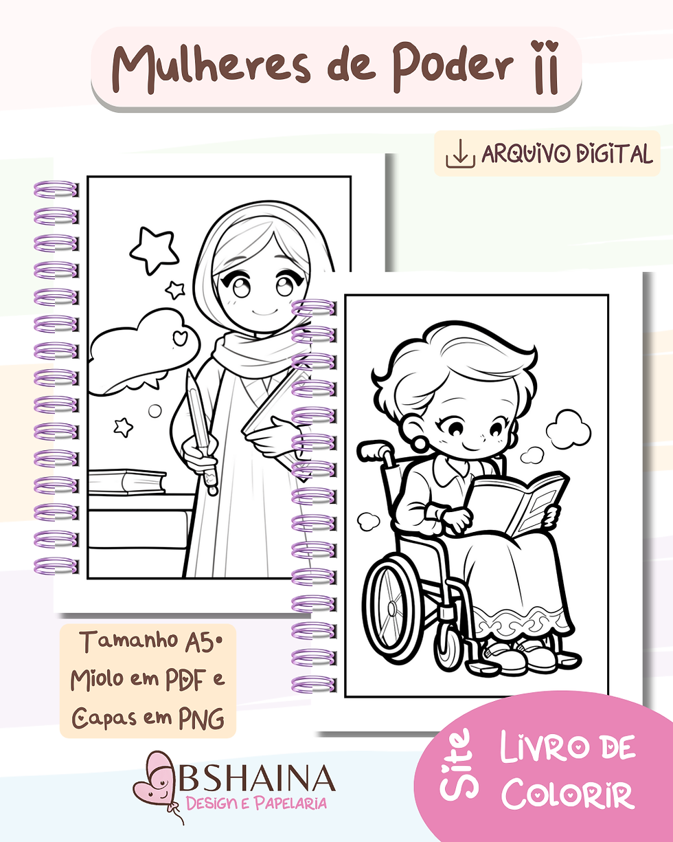 Miniatura: Livro de Colorir Mulheres de Poder II