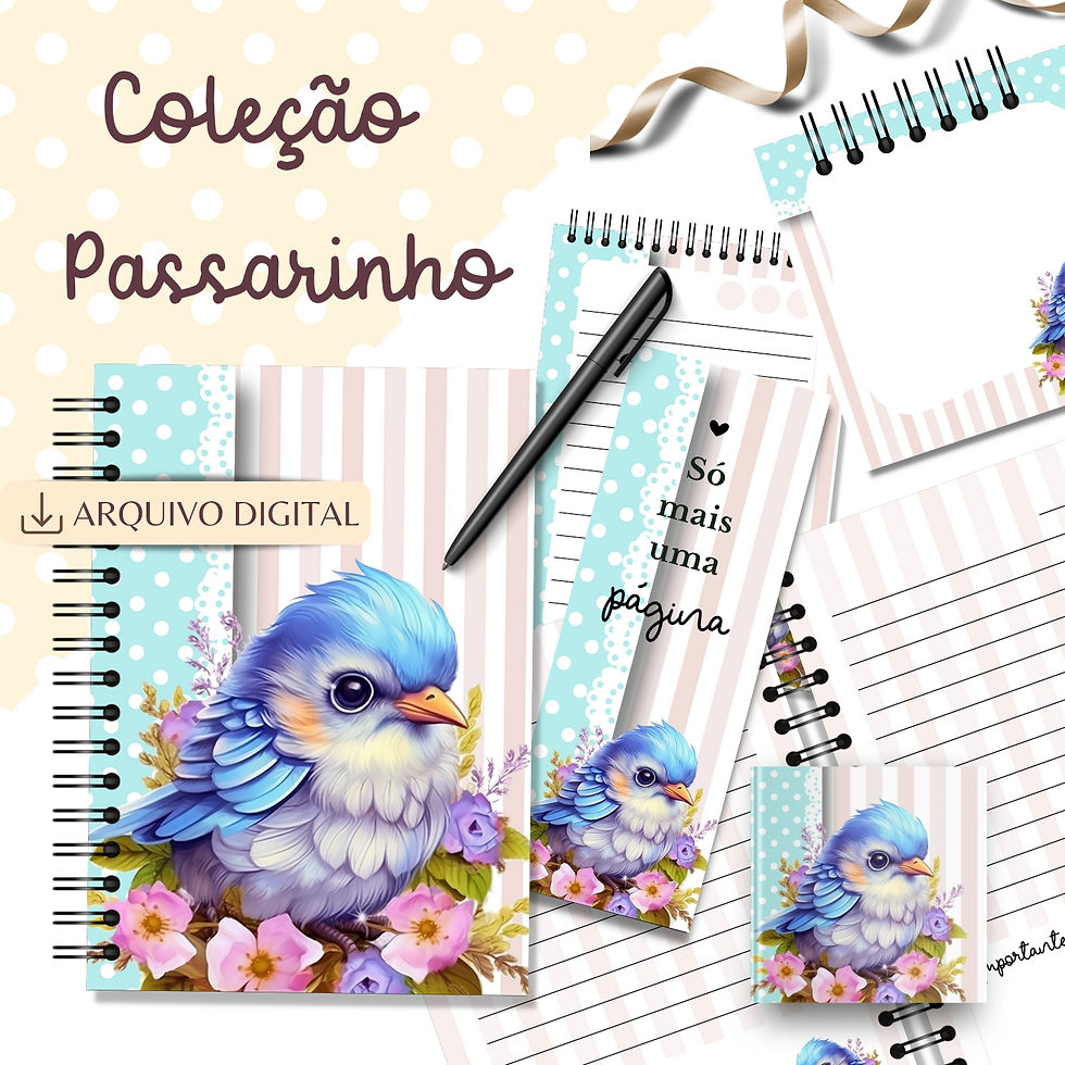 Miniatura: Coleção Cadernos Passarinho