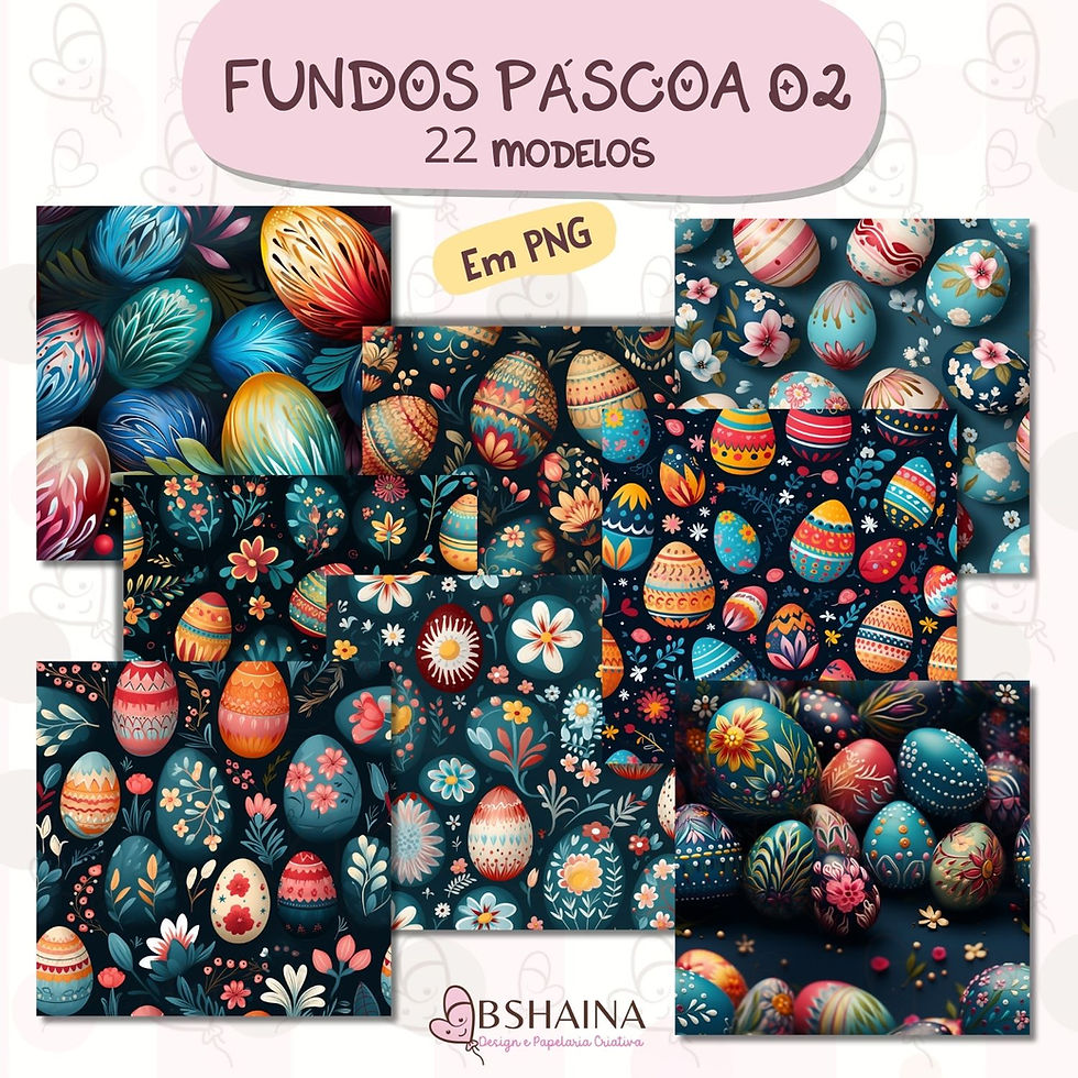 Miniatura: Papel Digital Páscoa 02