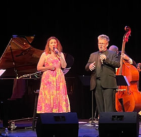 Onstage with Peter Eldridge of the New York Voices In Boone, NC 2022