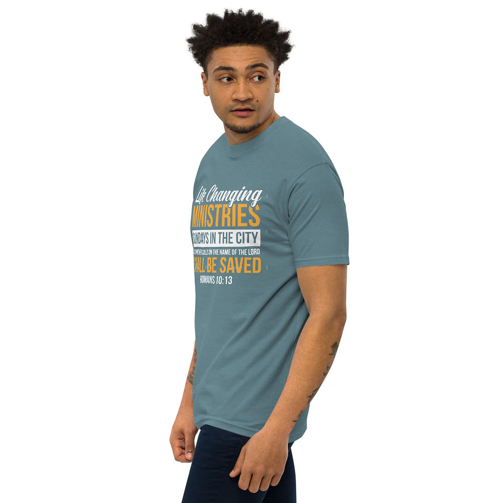 Miniature : Men’s premium heavyweight tee