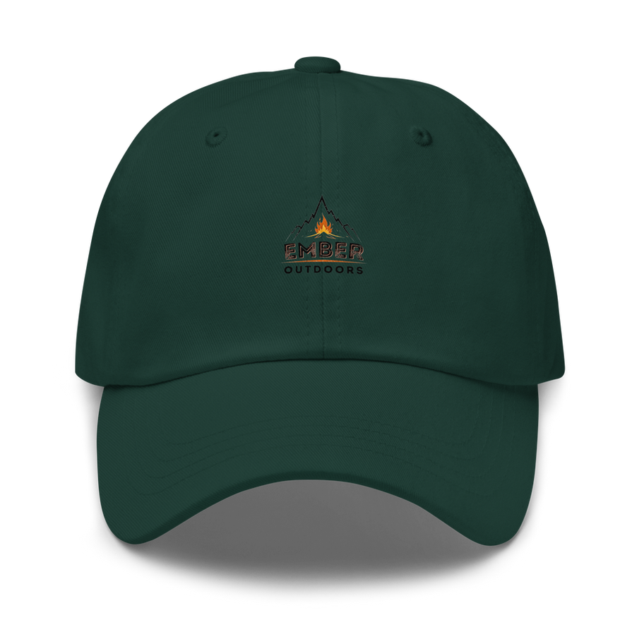 Dark green cap with CXIRE OUTDOORS logo
