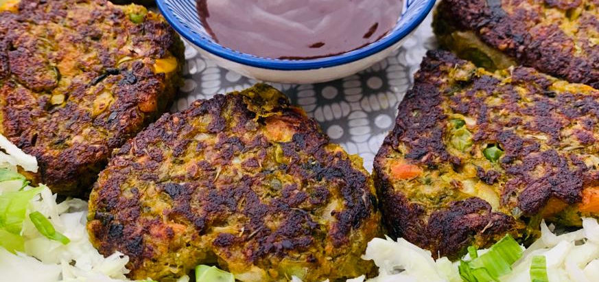 Mix vegetables and oats cutlets