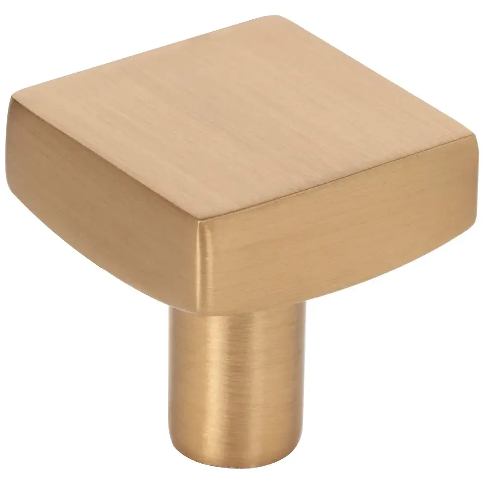 Thumbnail: 1-1/8" Overall Length Square Dominique Cabinet Knob