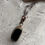 Thumbnail: Black oblong pendant