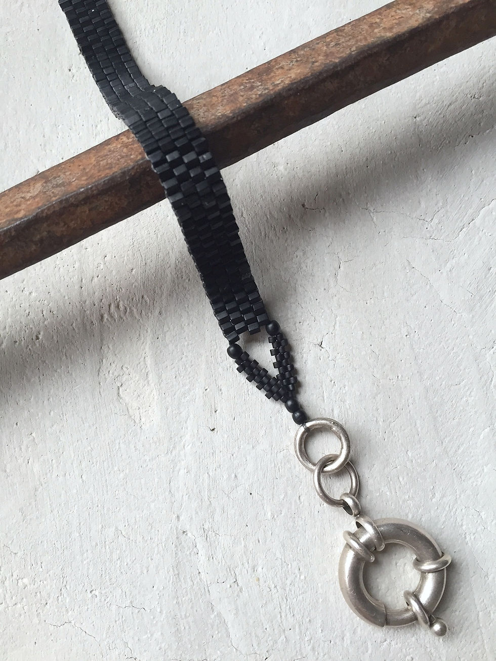 Thumbnail: black woven bracelet