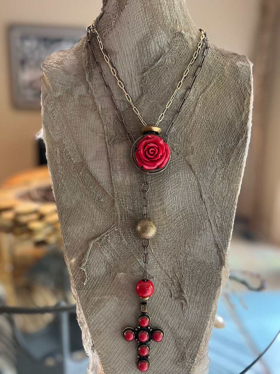 Thumbnail: Long Red Tibetan Cross