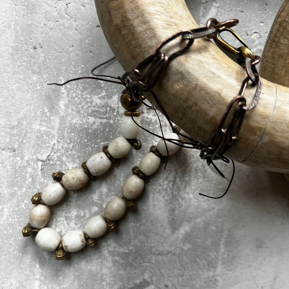 Thumbnail: Old glass beads from Africa