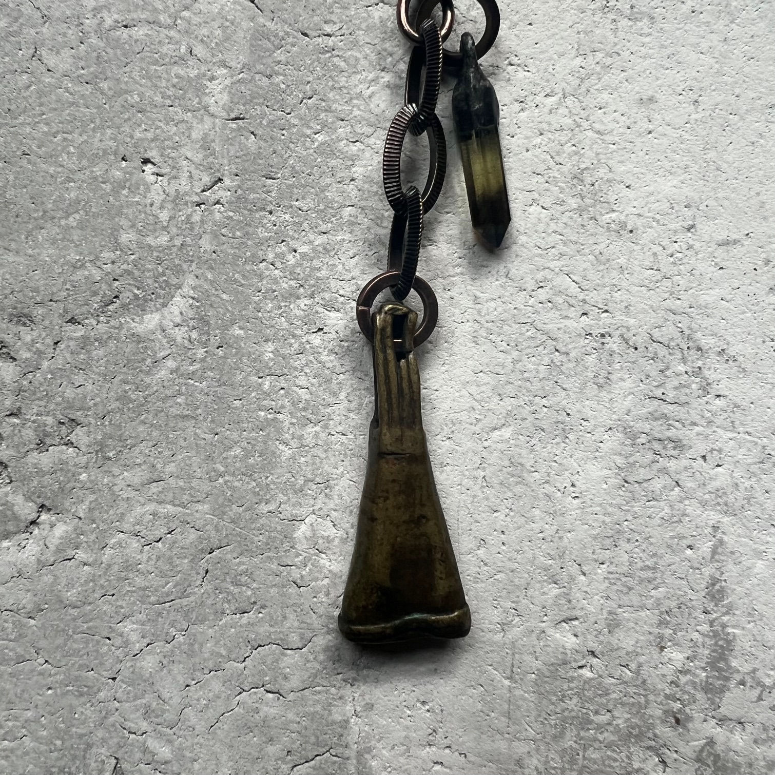 Ancient flattened Yoruba bell