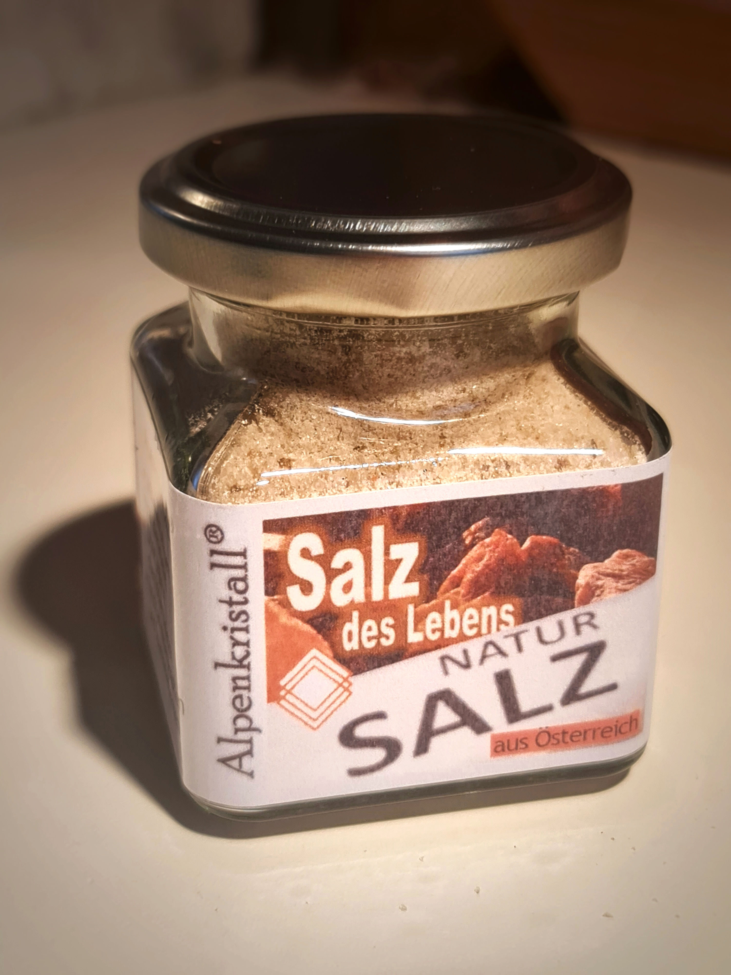 Natursalz Österreich Altaussee (Bergsalz, Alpensalz, Ursalz) Glas 120g fein
