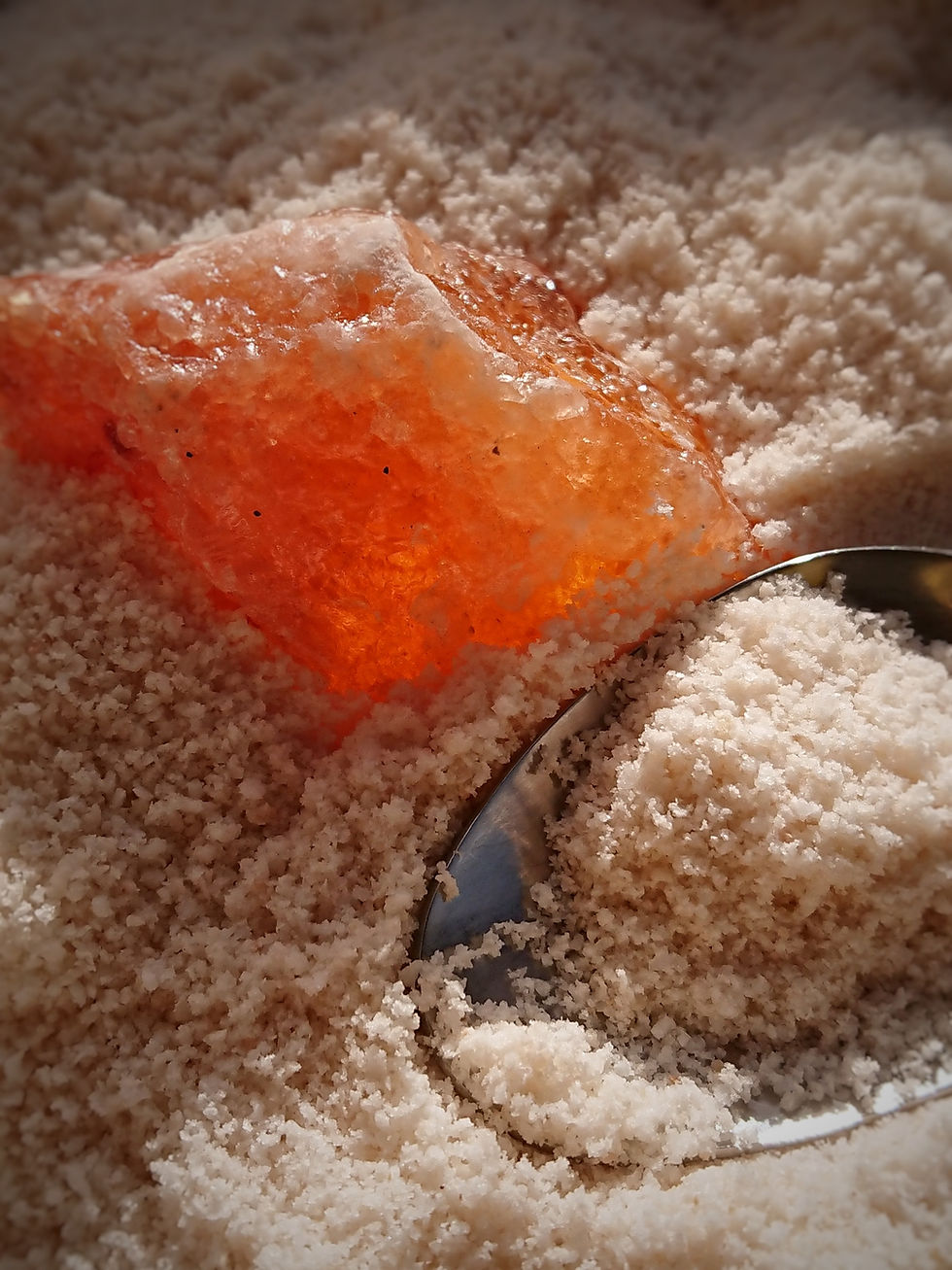 Miniaturebillede: Pandekogt alpesalt fra Østrig, 100 g fint