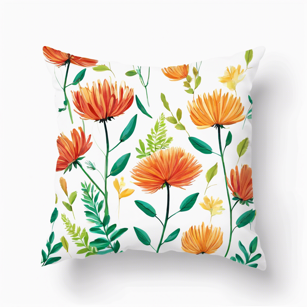 Botanical Throw Pillow