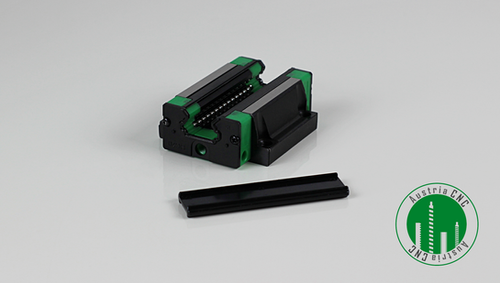 2x Schienenblock HGH20CA 20 Mm – Führungswagen Für CNC, 4-Punkt-Kontakt, Schwerlastgeeignet