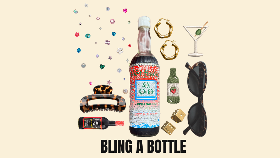 Bling a Bottle + FREE EMBROIDERY